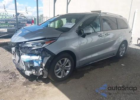 2021 Toyota Sienna Platinum from USA, damaged, VIN 5TDESKFC1MS001450